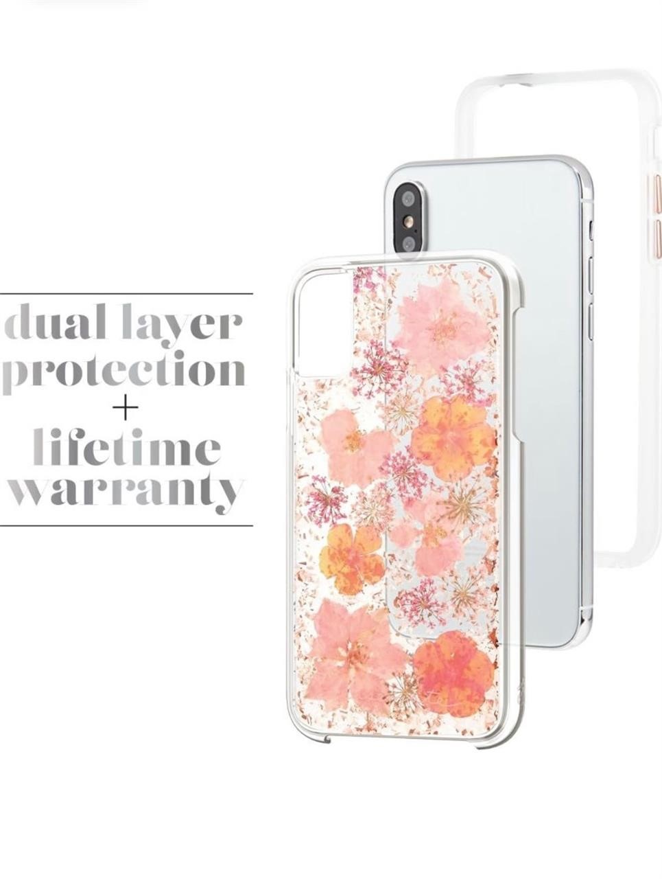 Case-Mate Karat Petals case for iPhone X New