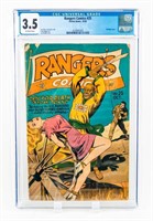 Comic Rangers Comics #25 Oct. 1945 CGC 3.5