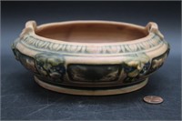 1910 Roseville "Florentine" Art Pottery Low Bowl