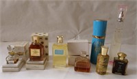 Group of vintage perfume bottles