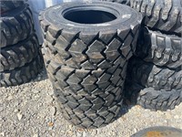 (4) 10-16.5 SKS Skid Steer Tires