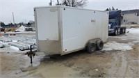 2009 14-FT Newman Enclosed Trailer T/A
