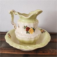 Large Water Pitcher & Basin