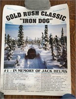 1993 Iron Dog Signed Poster