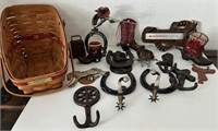 Cowboy Collection; Longaberger Basket