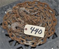 12' x 3/8" log chain w/ hooks