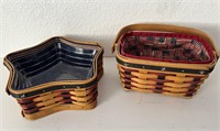 Pair of Patriotic Longaberger Baskets