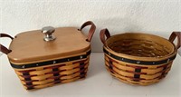 Pair of Longaberger Handmade Baskets