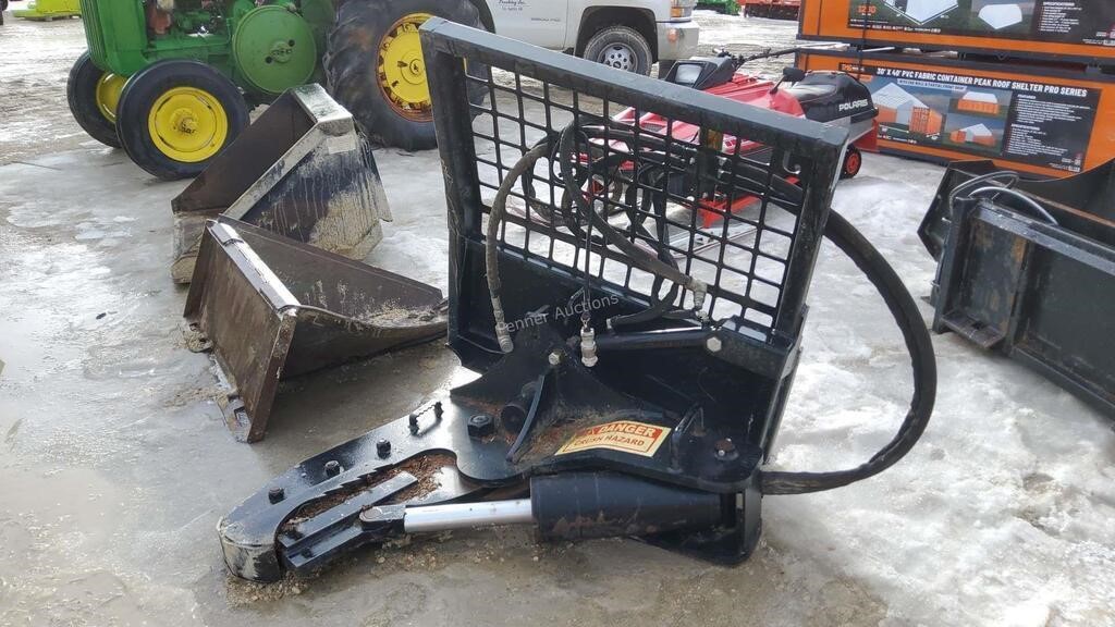 Jenkins Skid Steer Q/C Tree Shear