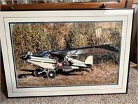 Bushplane & Moose Kill Framed Print