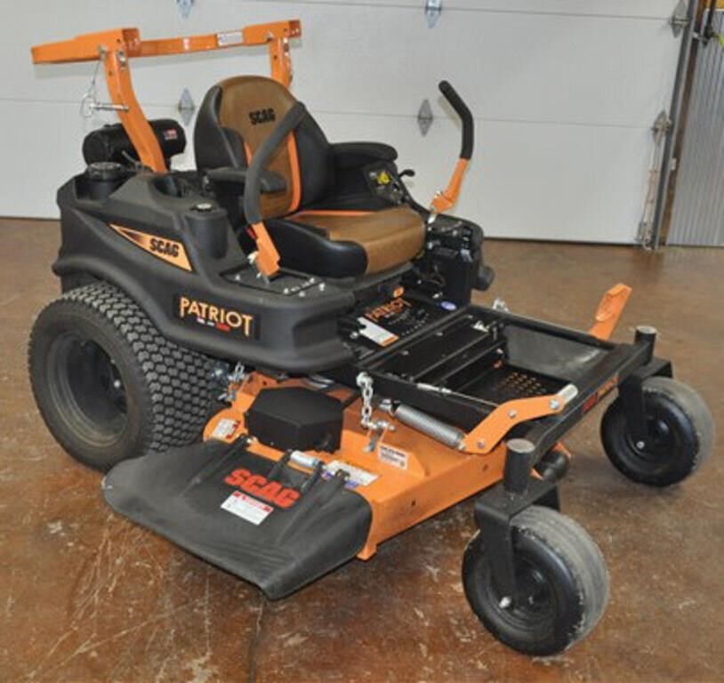 Late model SCAG "Patriot" USA ZTR mower