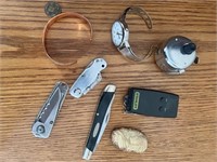 Pocket Knives, Timex & More