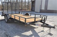 2019 Liberty 12' utility trailer