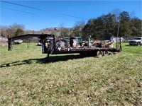 20 ft Hurst Flatbed Gooseneck with a 4ft Dove
