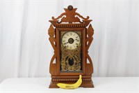 Seth Thomas "Gingerbread" Mantel Clock With Key