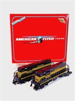 NOS 496 & 497 American Flyer NP Diesel Locomotives