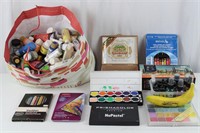 100+Artist Pastels, Acrylics, Pencils, Watercolors