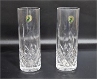 WATERFORD PAIR OF LISMORE STRAIGHT HIBALL GLASSES
