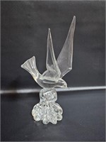 MURANO GLASS SCULPTURE SEAGULL & WAVE SIGNED BR 83
