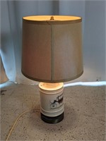 Vintage Omnibus no. 408 Ceramic Table Lamp
