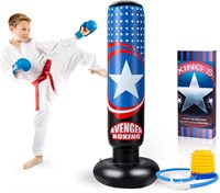 New - AstraX Kid's Inflatable Punching Bag