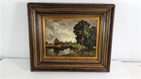 Vintage Framed Countyside by Stein