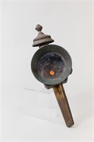 Vintage Brass Railway Locomotive Lantern