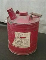 Vintage Red Gasoline Can