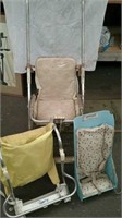3 PC. Antique Baby Items, Stroller, Infanseat, &
