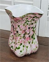 Fenton art glass vase