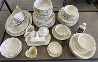 50+ piece pfaltzgraff stoneware set - plates,