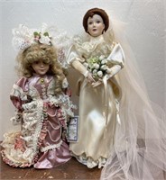 2 Porcelain dolls - Harriet from the Jacqueline