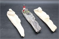 3 Sea-Themed Incense Holders