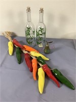Decorative Chili Peppers & Kitchen Items