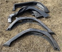 (AQ) Truck Fender Front and Rear Flare Sets,