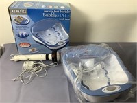 Two BubbleMate Foot Spas & Power Masssager