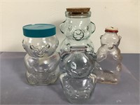 Bear Shaped Containers and Coin Banks