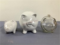 Pig Shaped Coin Banks