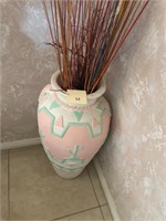 Southwest style vase with branches #23