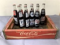 Coca-Cola Wooden Crate with Bottles