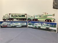HESS Trucks and Helicopter with Boxes