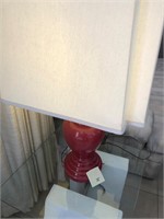 Red base lamp #25