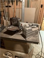Craftsman sander polisher and vintage toaster