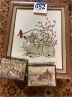 Needle point pic of a deer 
&FrNk Rust co. 2