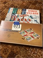 Video village game, and Parcheesi