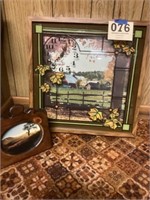 Battery operated farm scene clock
And sunset