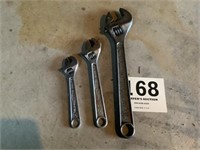 6”,8” and 12 inch adjustable wrenches to our