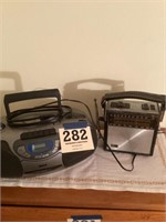 Two radios one CD/cassette