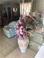 Southwest style vase with flowers #31