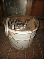 Bucket with contents